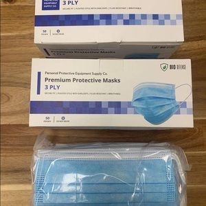 Premium Disposable Face Makes 3-ply 50 Count $6